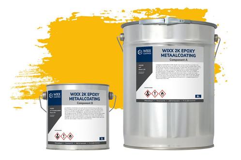 Wixx 2K Epoxy Metaalcoating RAL 1023 | Verkeersgeel 5L, Bricolage & Construction, Peinture, Vernis & Laque, Envoi