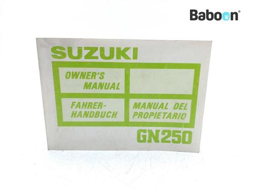 Instructie Boek Suzuki GN 250 1984-1997 (GN250 NJ42A), Motos, Pièces | Suzuki, Envoi