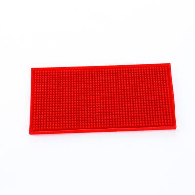 Barmat Biermat Pvc Antislip 30x15 cm Rood, Verzamelen, Overige Verzamelen, Verzenden