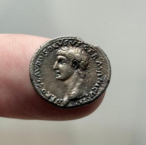 Romeinse Rijk. Claudius (41-54 n.Chr.). Denarius, Postzegels en Munten, Munten | Europa | Niet-Euromunten