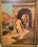 Achille Bozzato (1886-1954) - Chioggia, Antiek en Kunst, Kunst | Schilderijen | Klassiek