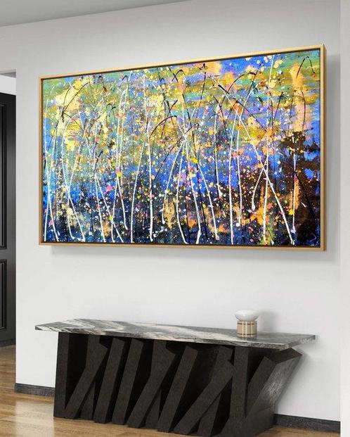 Irena Lenartowicz - Meadow - XXL, Antiek en Kunst, Kunst | Schilderijen | Modern