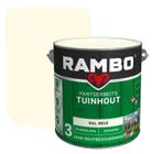 Rambo Pantserbeits Tuinhout Zijdeglans RAL 9010 | Zuiver Wit, Doe-het-zelf en Bouw, Verzenden, Nieuw