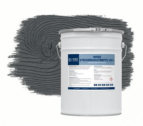 Wixx Steigerhoutbeits UV+ Antraciet 1L, Doe-het-zelf en Bouw, Verf, Beits en Lak, Nieuw, Verzenden