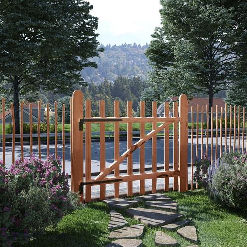 vidaXL Portillon de clôture Bois de noisetier imprégné, Jardin & Terrasse, Portes de jardin, Neuf, Envoi