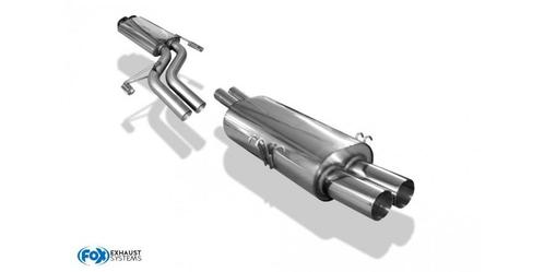 FOX BMW E32 740i einddemper en voordemper Ø2x63,5mm incl. mo, Autos : Pièces & Accessoires, Systèmes d'échappement, Envoi