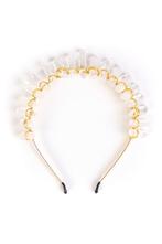 Haarband Bergkristal Goud Helder Kristal Diadeem Fantasy Elf, Kleding | Dames, Ophalen of Verzenden, Nieuw