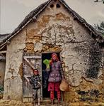 José Nicolas (1956) - Madagascar 2019, mere et fils, Antiek en Kunst, Kunst | Schilderijen | Modern