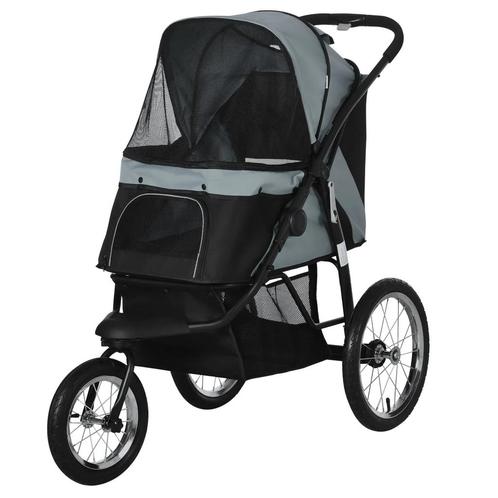 TRUUSK Hondenbuggy Kattenbuggy Opvouwbaar - Reflectoren - Op, Dieren en Toebehoren, Honden-accessoires, Verzenden