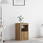 vidaXL Dressoir met LED-verlichting Artisan Eik 41x37x67 cm, Verzenden, Nieuw