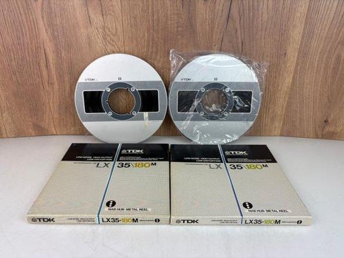 TDK - Metal Reels - Bobines de 26 cm avec bande - 1980, Audio, Tv en Foto, Radio's