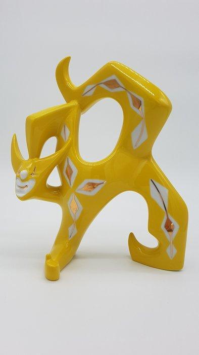Royal Dux - Figurine - Yellow Joker - Porcelaine, Antiek en Kunst, Antiek | Glaswerk en Kristal