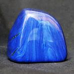 Donkerblauwe Amber Monoliet Volledig gepolijst - Hoogte: 120