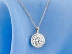 Collier avec pendentif - 14 carats Or blanc - 2.10ct. tw.