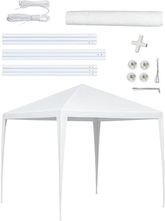 2dekans | Kinzo Partytent 3x3 Meter - Waterdicht Paviljoen, Caravans en Kamperen, Tenten, Ophalen of Verzenden