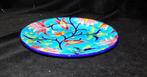 Longwy - Fraaie Longwy bordje met floraal motief - Assiette