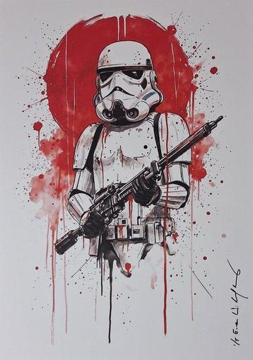 Stormtrooper - Series  Tokyo Pop Icons  by Emma Wildfang -