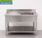 HCB RVS Spoeltafel spoelbak 120 x 60 cm Horeca, Zakelijke goederen, Ophalen of Verzenden, Nieuw in verpakking