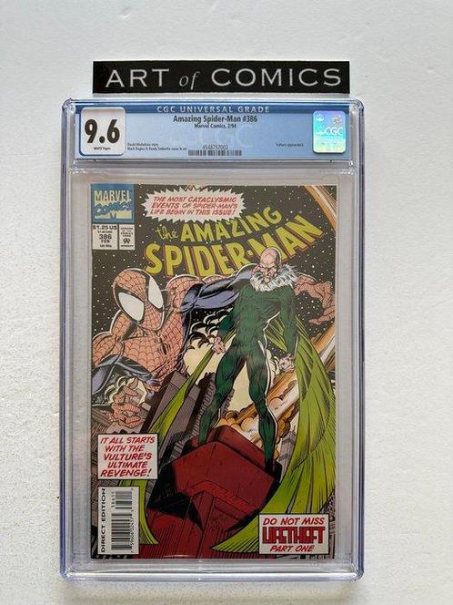 The Amazing Spider-Man #386 - Vulture Appearance - CGC 9.6 -, Boeken, Strips | Comics