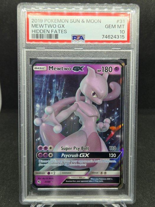 Pokémon - 2 Graded card - Drowzee, Mewtwo Foil - PSA 10 -, Hobby en Vrije tijd, Verzamelkaartspellen | Pokémon