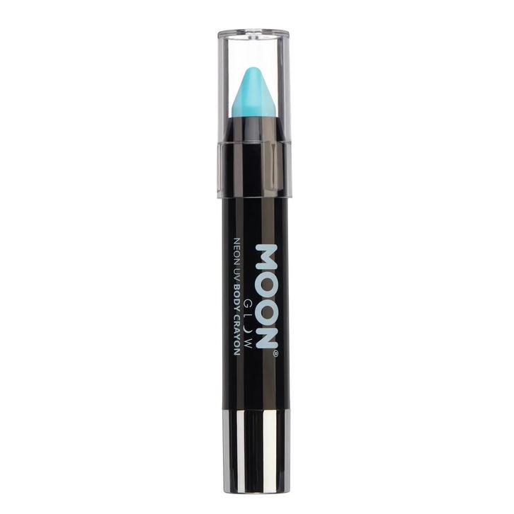 Moon Glow Pastel Neon UV Body Crayons Pastel Blue 3.2g, Hobby en Vrije tijd, Feestartikelen, Nieuw, Verzenden