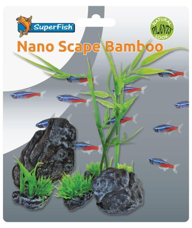SF Nano Scape Bamboo (SF  kunstplanten, Kunstplanten), Dieren en Toebehoren, Vissen | Aquaria en Toebehoren, Plant(en), Steen of Hout
