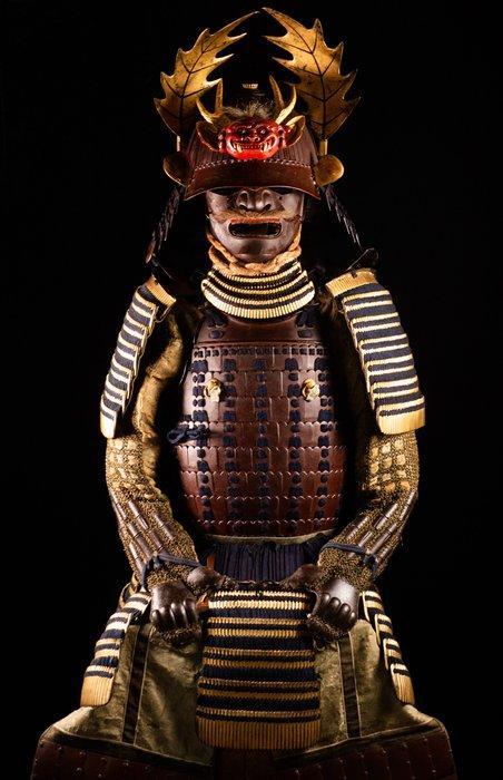 Yoroi volledige samoerai-armor ondertekend door Mychin, Antiek en Kunst, Antiek | Overige Antiek