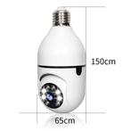 E27 Lamp Camera met Microfoon - WiFi Night Vision Motion, TV, Hi-fi & Vidéo, Verzenden