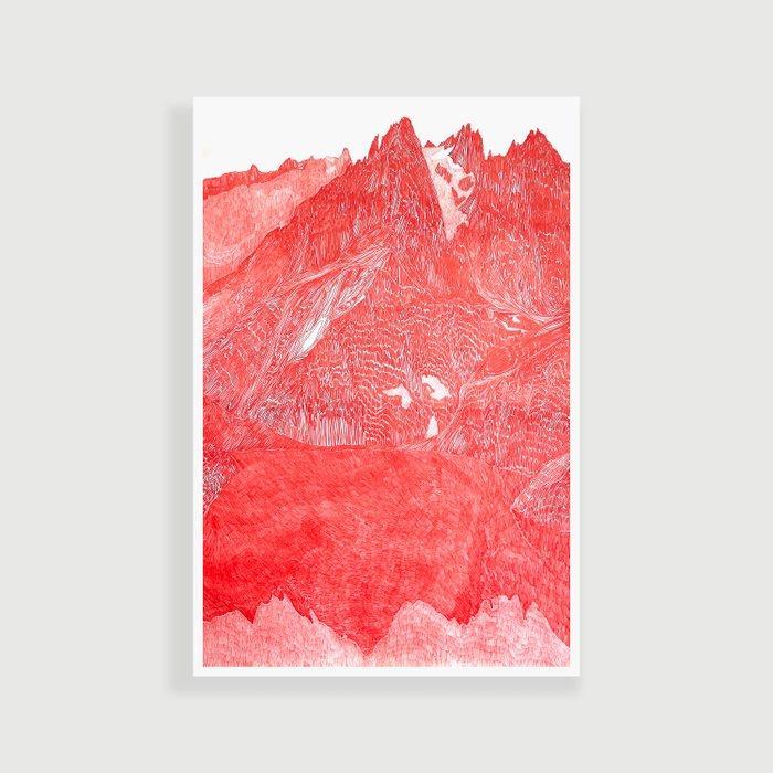 N. Magro - View from Lac Blanc (Chamonix) - XXL, Antiquités & Art, Art | Objets design