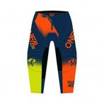ONeal 2022 Element Racewear Crossbroek Blauw / Oranje maat