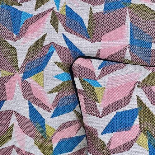 Manifatture Como Nouveau jeu de deux - Coussin, Antiek en Kunst, Antiek | Tapijten, Tafelkleden en Textiel