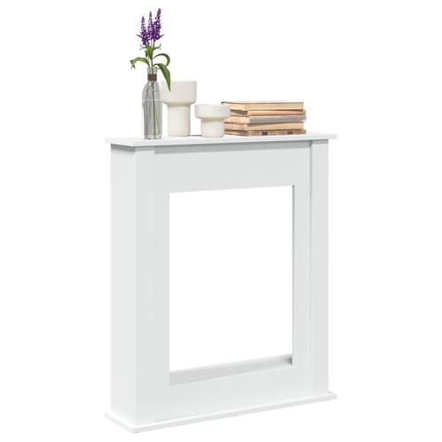vidaXL Haardombouw 75x20x87,5 cm bewerkt hout wit, Huis en Inrichting, Kachels, Nieuw, Verzenden