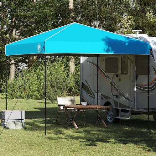 vidaXL Pop-up Luifel Tent Blauw 250 x 250 cm Stof, Tuin en Terras, Partytenten, Nieuw, Verzenden