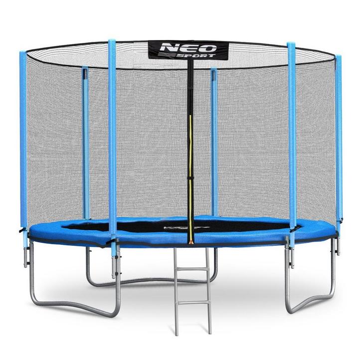 Trampoline 244 cm - Blauw - Met 2 Jaar Garantie en Keurme..., Enfants & Bébés, Jouets | Extérieur | Trampolines, Enlèvement ou Envoi