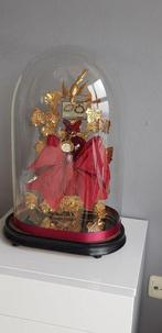 Vitrinekast - Fluweel, Glas, Hout, Metaal, Stof - Annick, Nieuw