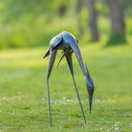 sculptuur, Purper reiger - 650 mm - Metaal, Antiek en Kunst