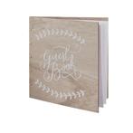 Gastenboek Hout 21,5cm, Verzenden, Nieuw