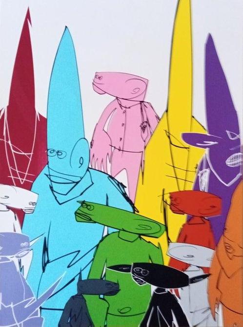 Futura 2000 (1955) - Characterization, Antiek en Kunst, Kunst | Schilderijen | Modern