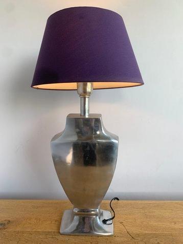 Lampe de table - Lampe de table XL - Chrome - Robuste
