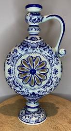 Boch - Vase - Faïence de Delft - Faïence Delft ajourée -