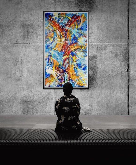Luc Mora - Entre deux mers - XXXL, Antiek en Kunst, Kunst | Schilderijen | Modern
