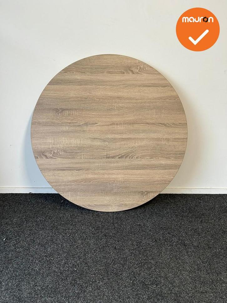 Nieuw vergaderblad - Rond - 120cm - Oak Medium/Robson eiken, Zakelijke goederen, Kantoor en Winkelinrichting | Kantoormeubilair en Inrichting