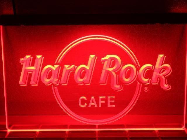 Hard rock neon bord lamp LED verlichting reclame lichtbak XL, Huis en Inrichting, Lampen | Overige, Nieuw, Verzenden