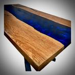 Salontafel - Eik, Metaal, Hars, Antiek en Kunst