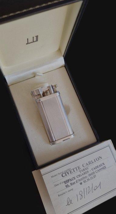 Dunhill - Unique - Briquet de poche - Métal argenté, Verzamelen, Rookartikelen, Aanstekers en Luciferdoosjes