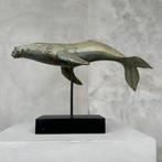 sculptuur, NO RESERVE PRICE - Blue Whale Sculpture - 18 cm -