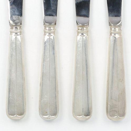 NO RESERVE van Kempen & Begeer Haags Lofje Dinermessen -, Antiek en Kunst, Antiek | Zilver en Goud