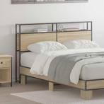 vidaXL Opberghoofdbord met plank Sonoma eiken 135 cm Bewerkt, Huis en Inrichting, Verzenden, Nieuw