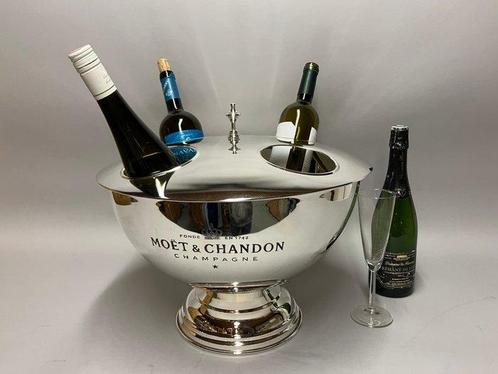 Champagne koeler - Tribute to Moët et Chandon, Verzilverd -, Antiek en Kunst, Antiek | Meubels | Tafels