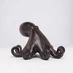 sculptuur, Sculpture Octopus - Bronze - 15 cm - Brons